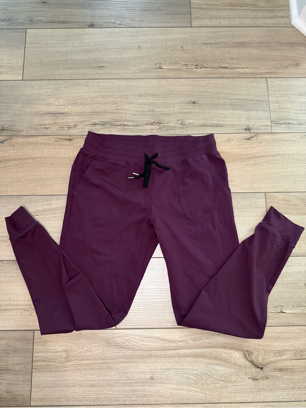 ZYIA Active Plum Joggers Womens Medium Stretch Yoga Athletic Pants